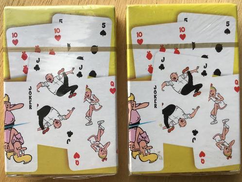 Suske en Wiske speelkaarten (2x) - NIEUW, Verzamelen, Stripfiguren, Nieuw, Boek of Spel, Suske en Wiske, Ophalen of Verzenden