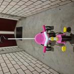 Smoby driewieler voor meisjes, Ophalen, Gebruikt, Duwstang