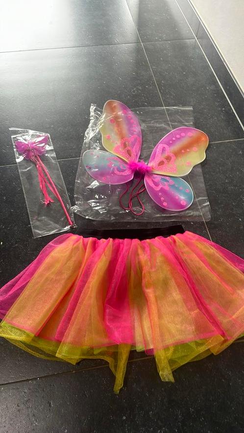Verkleed set meisje vlinder, Kinderen en Baby's, Carnavalskleding en Verkleedspullen, Zo goed als nieuw, Meisje, Ophalen of Verzenden