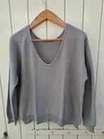 Zara grijs truitje met ingeweven kraaltjes,  mt.L, €25, Verzenden, Zara, Maat 42/44 (L), Zo goed als nieuw