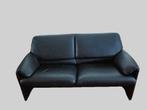 Bora Bora 2,5 zits bank hoog leder Senso 1000 zwart, Huis en Inrichting, Banken | Bankstellen, Ophalen, Tweepersoons, Zo goed als nieuw