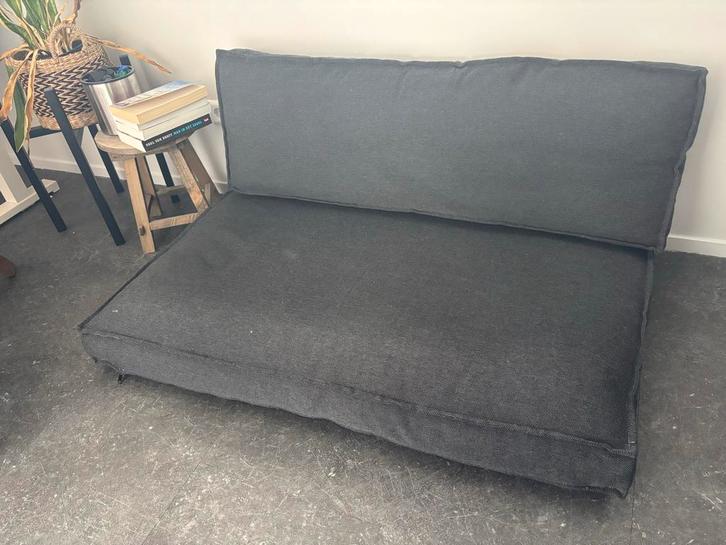 Palletkussens Antracietgrijs, Huis en Inrichting, Banken | Sofa's en Chaises Longues, Zo goed als nieuw, Eenpersoons, Minder dan 150 cm