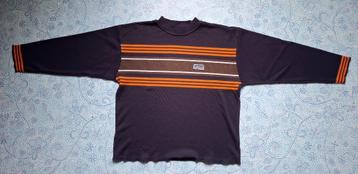 VINTAGE DONKER BLAUWE KANGOL TRUI MADE IN ENGLAND  beschikbaar voor biedingen