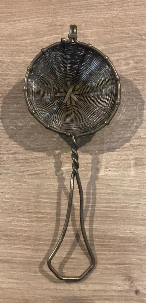 Vintage koperen zeefje, Antiek en Kunst, Antiek | Koper en Brons, Ophalen of Verzenden