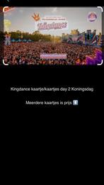 Kingdance tickets day 2 Koningsdag, Tickets en Kaartjes
