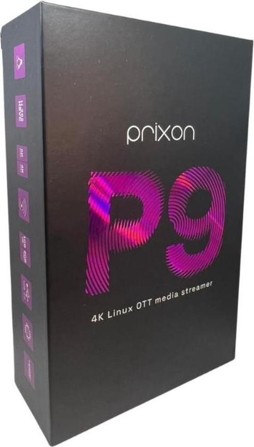 Prixon P9 4K – Krachtig, Stijlvol en Supereenvoudig!, Audio, Tv en Foto, Schotelantennes, Nieuw, Overige merken, Ophalen of Verzenden