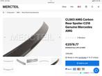 Cls 63 amg w218 performance package carbon fiber, Ophalen, Nieuw, Achterklep