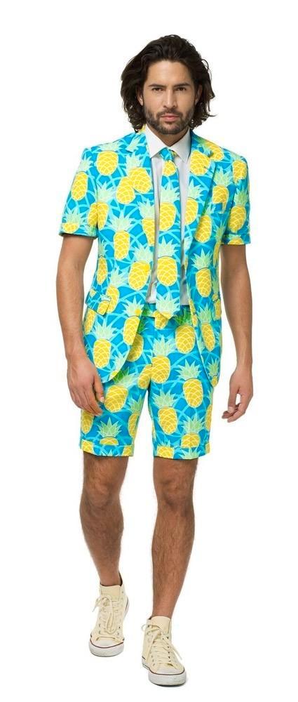 Opposuits Ananas Pak - Feestelijk! Maat 50, Kleding | Heren, Carnavalskleding en Feestkleding, Zo goed als nieuw, Kleding, Overige thema's