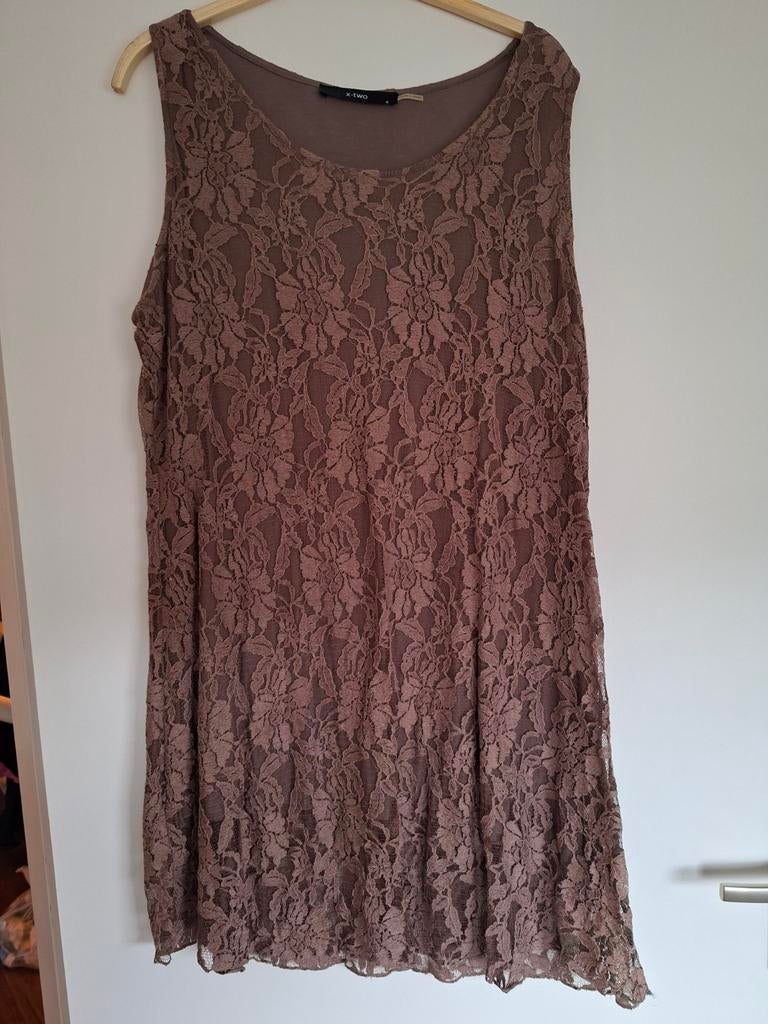 Mouwloze kanten jurk XTwo maat 0 (44/46), Kleding | Dames, Maat 46/48 (XL) of groter, Ophalen of Verzenden, Zo goed als nieuw