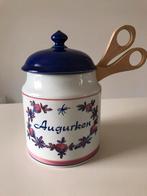 Zenith augurkenpot met houten tang, Huis en Inrichting, Keuken | Servies, Ophalen, Overige stijlen, Overige typen