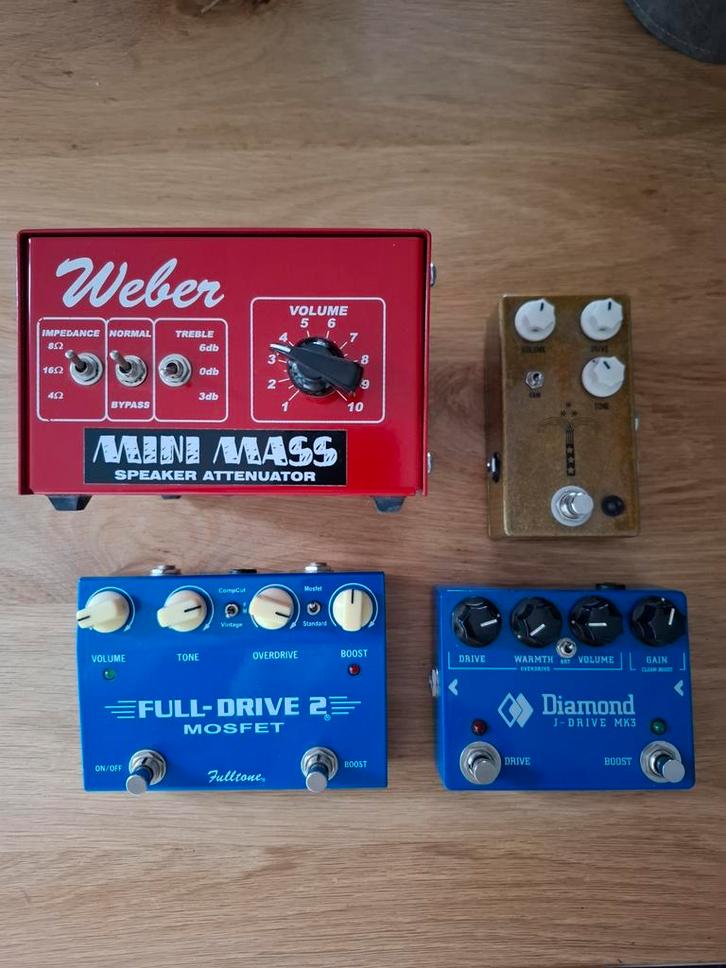 Morning Glory V4, Fulldrive 2, J-drive en Weber attenuator, Muziek en Instrumenten, Effecten, Ophalen of Verzenden