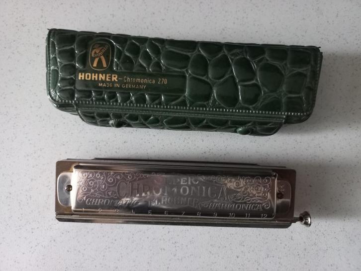 Mondharmonica HOHNER 270, Muziek en Instrumenten, Blaasinstrumenten | Mondharmonica's, Nieuw, Chromatisch, A-mondharmonica, Met koffer of doosje