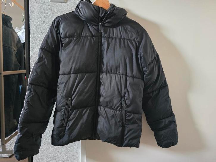 Zwart meisjes jas maat 164, Kinderen en Baby's, Kinderkleding | Maat 164, Gebruikt, Meisje, Jas, Ophalen of Verzenden