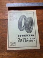 Goodyear banden folder 1933. Van Rossum Den Haag Amsterdam, Ophalen of Verzenden, Zo goed als nieuw