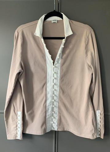 Anna van Toor blouse met parelknopen maat XXL 44 beschikbaar voor biedingen