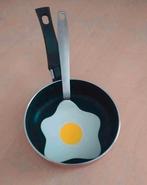 Mini steelpan eierpan met spatel. Doorsnede pan 12 cm, Ophalen of Verzenden