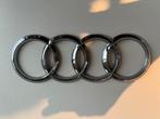 Audi A3 logo ringen zilver koffer/gril OEM, Ophalen of Verzenden, Audi