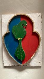 KNIL/KL 2e Genie Parkcompagnie schildje, Verzamelen, Ophalen of Verzenden, Landmacht, Nederland, Embleem of Badge