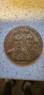 Medaille John Adams & Pieter Johan van Berckel, Ophalen of Verzenden, Overige landen, Losse munt