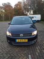 Volkswagen Touran 1.6 TDI 77KW 7P 2011 Zwart, Auto's, 1490 kg, 4 cilinders, 7 stoelen, Zwart
