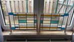 Glas in lood raamdecoratie 2x, Doe-het-zelf en Verbouw, Glas en Ramen, Ophalen, Zo goed als nieuw, Minder dan 80 cm, Glas in lood