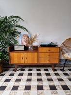 Vintage midcentury dressoir | platenspeler meubel | kast, Huis en Inrichting, Ophalen, Gebruikt, 100 tot 150 cm, Vintage