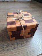 Houten onderzetters - handgemaakt, Ophalen of Verzenden, Zo goed als nieuw, Glas of Kopje