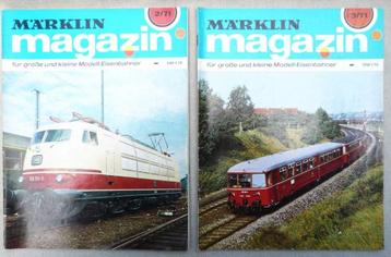 Marklin Magazin 1971/1 en 1971/3 Duitse taal. beschikbaar voor biedingen