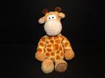 LEENDERT JAN VIS GIRAFFE OLAF PLUCHE GOUDGEEL MET, Verzenden, Nieuw, Overige typen