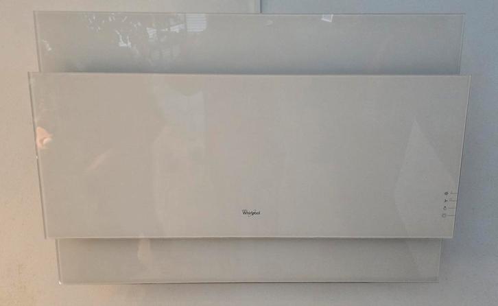 Design afzuigkap met meer kleuren verlichting Whirpool, Witgoed en Apparatuur, Afzuigkappen, Zo goed als nieuw, Wandschouwkap