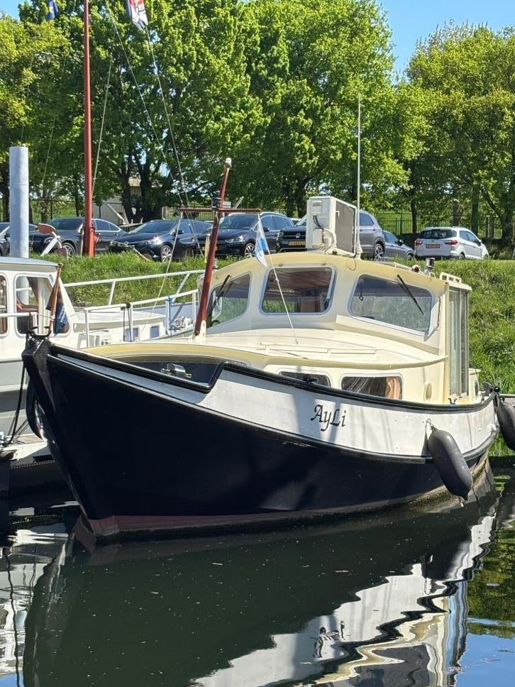 Motorgrundel Tukker te koop, Watersport en Boten, Motorboten en Motorjachten, Gebruikt, Staal, 9 tot 12 meter, Diesel, Binnenboordmotor