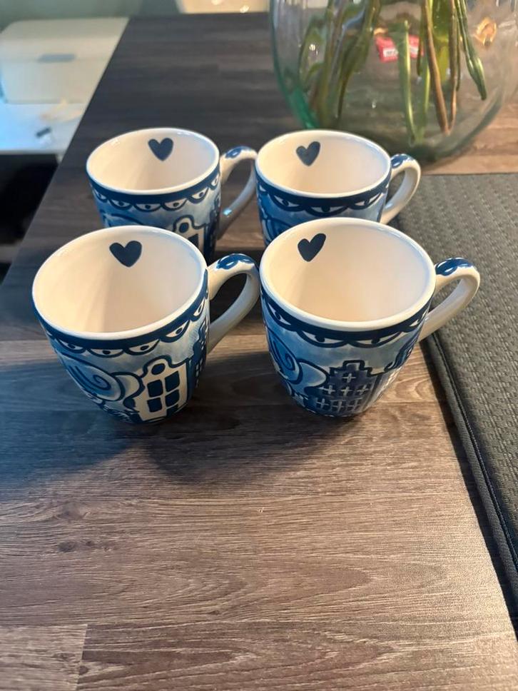 Blond amsterdam delfts blond kopjes, Huis en Inrichting, Keuken | Servies, Zo goed als nieuw, Kop(pen) en/of Schotel(s), Blond Amsterdam