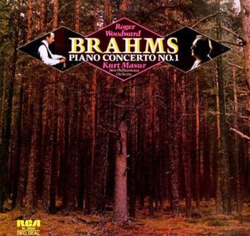 LP - BRAHMS - piano concerto No.1, Roger Woodward  beschikbaar voor biedingen