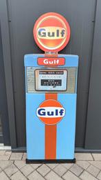 Gulf benzinepomp decoratie 1.40 x 48, Ophalen, Zo goed als nieuw, Auto's