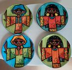 4 unieke bordjes, Huis en Inrichting, Keuken | Servies, Ophalen of Verzenden, Nieuw, Overige stijlen, Bord(en)