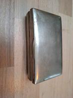 Verzilverd tabaksdoosje, oud, Ophalen of Verzenden, Zilver