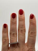 Z806 Prachtige zilveren modernist ring maat 17,5, Sieraden, Tassen en Uiterlijk, Ringen, Ophalen of Verzenden, X, Dame, Zilver