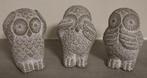 uilen set horen zien en zwijgen | ze zijn van beton, Ophalen, Zo goed als nieuw, Dier