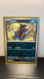 Deino 138/193 Paldea Evolved reverse holo pokemon kaart, Hobby en Vrije tijd, Verzamelkaartspellen | Pokémon, Ophalen of Verzenden