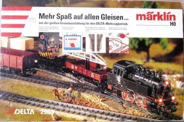 Marklin Delta 2963 treinendoos en veel onderdelen;  beschikbaar voor biedingen