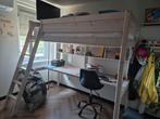Flexa hoogslaper met bureau, Gebruikt, Eenpersoons, Ophalen of Verzenden, 200 cm