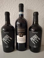 3x Primitivo (2x Fantini Puglia & 1x Brunilde di Menzione, Nieuw, Rode wijn, Vol, Italië