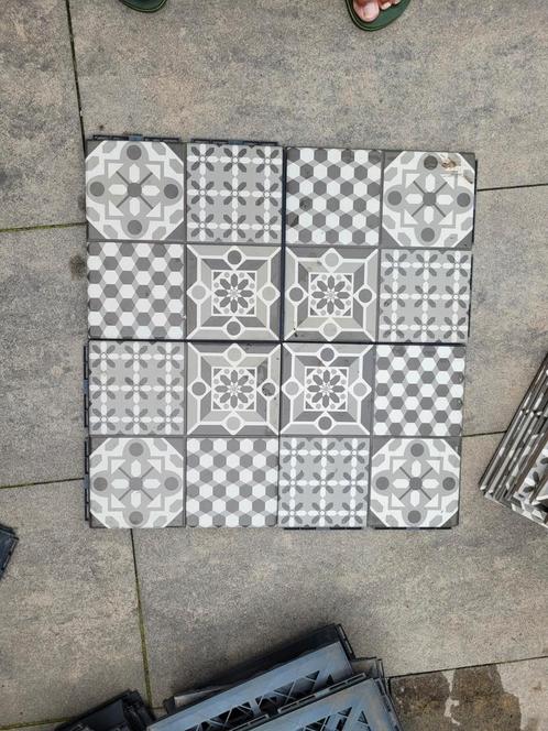 Mallsten tegelvlonder, Tuin en Terras, Terrasdelen en Vlonders, Zo goed als nieuw, Overige materialen, Ophalen