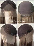 Linnen bruine lace-wig . Tijdelijk 2 lace-wigs voor 55 euro., Sieraden, Tassen en Uiterlijk, Uiterlijk | Haarverzorging, Ophalen of Verzenden