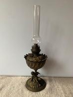 Schitterende Olielamp Cerubijn, Antiek en Kunst, Ophalen of Verzenden