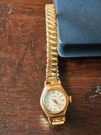 Vintage dames horloge 20 micron goud, Ophalen of Verzenden, Zo goed als nieuw, Goud, Overige merken