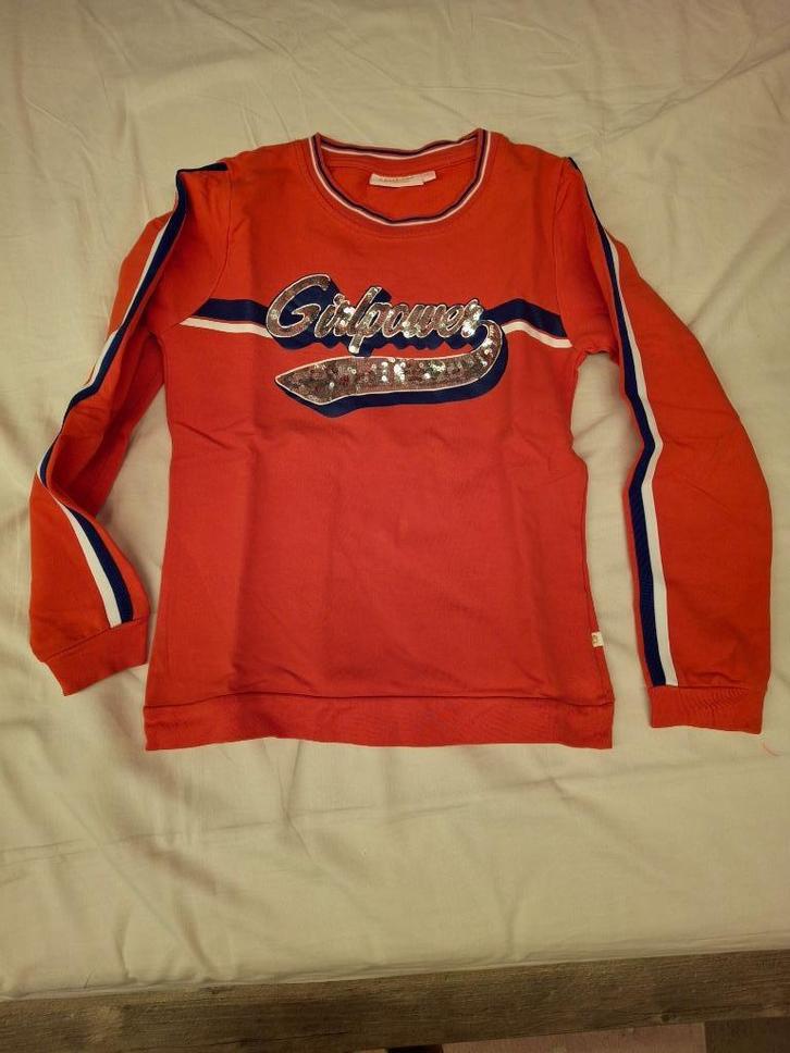rode sweater someone maat 140, Kinderen en Baby's, Kinderkleding | Maat 140, Zo goed als nieuw, Meisje, Trui of Vest, Ophalen of Verzenden