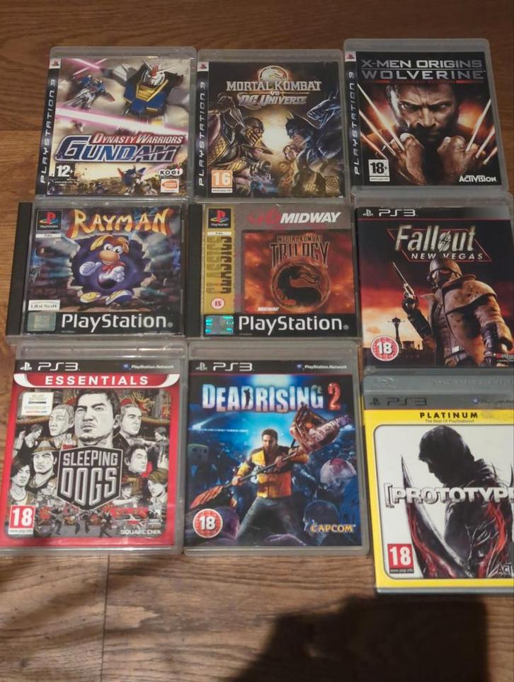 PS3: Wolverine, Mortal Kombat, Dynasty warriors, Fallout, Spelcomputers en Games, Games | Sony PlayStation 3, Zo goed als nieuw