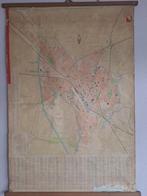 Oude schoolkaart van de stad Utrecht., Antiek en Kunst, Antiek | Schoolplaten, Ophalen of Verzenden, Stad- en Dorpsgezichten