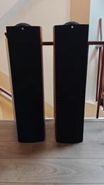 Kef q7 zuil luidsprekers, Gebruikt, 120 watt of meer, Front, Rear of Stereo speakers, Ophalen